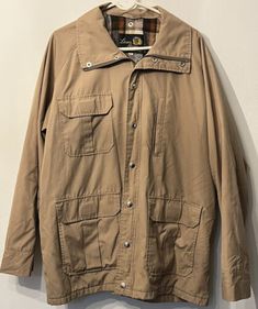 Vintage LION'S MANE Jacket Utility Lined CLASSIC Coat L | eBay Beige Military Style Long Sleeve Outerwear, Brown Long Sleeve Utility Parka, Casual Brown Outerwear With Multiple Pockets, Brown Military Style Outerwear For Spring, Casual Brown Fall Parka, Urban Button-up Outdoor Outerwear, Casual Sport Coat With Multiple Pockets For Fall, Casual Fall Sport Coat With Multiple Pockets, Casual Khaki Sport Coat For Fall