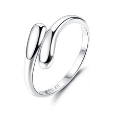 PRICES MAY VARY. Sterling Silver Toe Rings--Package include 1 pcs adjustable toe rings, multiple styles you can choose, include band toe ring, flower toe rings, cz band toe rings, opal toe rings, twist cz toe ring, these sterling silver toe rings have a gap in the back, make them adjustable, suitable for all ladies and for all outfits and occasions. Quality Material--These toe ring are made of sterling silver with white gold plated. Hypoallergenic, Light weight, perfect for everyday wear. Every Elegant Sterling Silver Couple Toe Rings, Silver Couple Rings For Formal Occasions, Couple Rings For Promise With Open Band, Classic Bypass Ring, Polished Finish Open Bypass Ring, Polished Finish Open Couple Rings, Rings Summer, Rings Multiple, Opal Band Ring