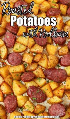 Roasted potatoes and kielbasa make for an amazing one-pan meal with just a few seasonings.

Roasted potatoes and smoked sausage on a sheet pan is an easy dinner to make. Oven roasted kielbasa and potatoes are quite delicious. Dinner Recipes Kilbasa, Potatoes And Kielbasa, Kilbasa Sausage Recipes, Kielbasa Sausage Recipes, Smoked Sausage And Potato Recipe, Dinner Ideas For Family