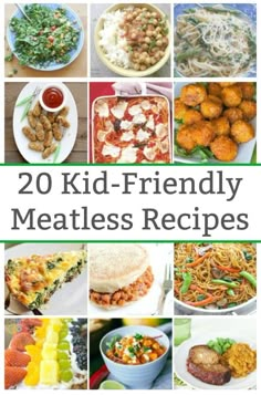 20 kid - friendly meatless recipes that are easy to make and delicious for the whole family