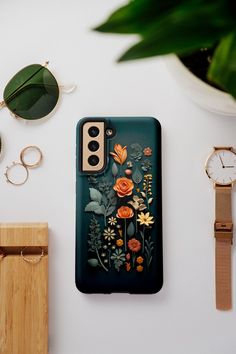 Pretty Flowers & Roses Floral Phone Case: iPhone 16 15 Pro Max Magsafe 14 13, Samsung Galaxy S22 S23 S24 Plus Ultra, Google Pixel 7 8 9 Pro - Etsy Teal Flowers, New Samsung Galaxy, Apple Brand, I Phone