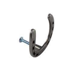 an image of a metal hook with screws on it's end and one bolt in the middle