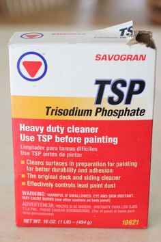 a box of trisodinum phosphaate on a table