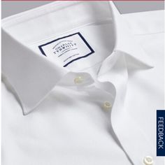 Combining Quality, Craftsmanship And Tailoring Expertise, Our Egyptian Cotton Shirt Is Made From The Finest Two-Fold 100 Fibers In A Unique Dobby-Textured Weave That's Exclusive To Tyrwhitt. It's Incredibly Comfortable, Too Side Gussets At The Lower Hem Make It Easier Than Ever To Move Around Freely. For Ultimate Versatility, You Can't Beat The Crisp Appearance Of Classic White Especially When It’s Coupled With The Subtle Sheen Of Our Silky Smooth Fabric. It’s Not Without A Touch Of Personality Classic Long Sleeve T-shirt For Work, White Slim Fit Cotton Shirt, Classic Short Sleeve Formal Tops, White Cotton Slim Fit Shirt, White Cotton Dress Shirt For Work, Classic Short Sleeve Tops For Formal Occasions, White Business Tops For Summer, White Short Sleeve Dress Shirt For Formal Occasions, Classic Formal Cotton Tops