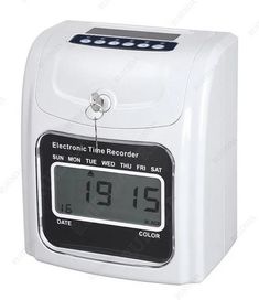 Electronic Time Recorder for Employee Through Time Card | Q8SUPPLY Black Dating, Electronics