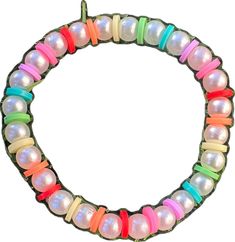 Trendy Multicolor Round Beads Pearl Bracelet, Trendy Multicolor Pearl Bracelet With Colorful Beads, Trendy Multicolor Pearl Bracelet With Round Beads, Adjustable Multicolor Bracelet With Pearl Charm, Multicolor Adjustable Pearl Bracelets, Adjustable Multicolor Pearl Bracelets, Adjustable Multicolor Pearl Beaded Bracelet, Adjustable Multicolor Pearl Bracelet, Preppy Bracelets