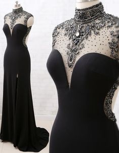 Mermaid High, Black Formal, Beaded Prom Dress, Dresses Elegant, Gorgeous Gowns, Prom Gown, Fancy Dresses, Evening Gown, Pretty Dresses