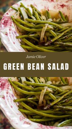 Jamie Oliver Green Bean Salad Oliver Salad, Green Bean Salad Recipes, Easy Green Beans, Green Bean Salad, Bean Salad Recipe, Green Bean Salads, Bean Salad Recipes