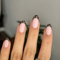 Nail Idea 2024, Cute Nails With Designs, Short Cheetah Nails, Bohomoon Rings, 2024 Nail Ideas, Chetta Nails, Cheetah French Tip Nails, Cheetah Print French Tip Nails, Nail Inspo Pics