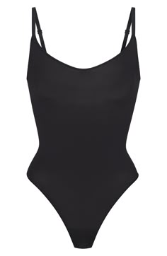 Sculpt your waist, tone your tummy and define your bust in this comfortable scoop-neck bodysuit. It features mid-level compression along the tummy and waist and adjustable convertible straps with hooks that can be worn at the shoulder or cross back. Scoop neck Adjustable straps Cotton-lined gusset with snap closure 78% polyamide, 22% elastane Hand wash, dry flat Imported Nylon Smoothing Scoop Neck Bodysuit, Scoop Neck Smoothing Nylon Bodysuit, Smoothing Nylon Scoop Neck Bodysuit, Smoothing Nylon Bodysuit With Scoop Neck, Sleek Scoop Neck Bodysuit With Seamless Construction, Nylon Bodysuit With Built-in Bra And Scoop Neck, Sleek Smoothing Bodysuit With Scoop Neck, Sleek Smoothing Scoop Neck Bodysuit, Sleek Scoop Neck Smoothing Bodysuit