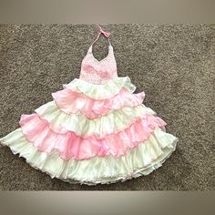 Brand New Without Tags! Never Worn. Rough Measurements: Bust:18 Inch Waist: 16inch Hips: 24inch Layered Gown, Kawaii Clothes, Kids' Dresses, Pink And White, Toddler Outfits, Pink Red, Baby Toddler, Red White, Red And White