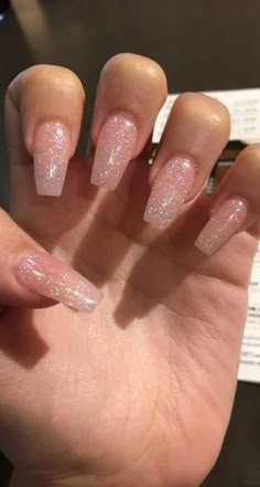 (paid link) Acrylic Nails: Everything You've Ever Wanted to Know Ballerina Nails Short, Blue Prom Nails, Prom Nails Red, Glitter Rosa, May Nails, Romantic Nails, Transparent Nails, Studded Nails, Vibrant Nails