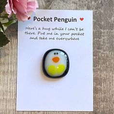 PRICES MAY VARY. 【Mini Size】: Penguins are made of resin material, the size is 0.91 x 1.02 inch (2.3cm x 2.6cm), it can be easily put into your pockets, bags, wallets and more, which is convenient for you to carry it around. JcalTuddy 【A Little Pocket Penguin Hug】This penguin hug is a lovely I miss you or I love you gift for your loved ones to keep them always. It has helped me with my anxiety and definitely worth the whole day if you need a little comfort. 【Warm and Perfect Gift】: It is such a Thank You Small Gifts, Worry Warts, Penguin Hug, Small Gifts For Friends, Gift Letter, Folding Origami, Pocket Hug, Mini Cute, Cadeau Diy