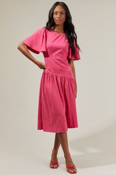 Get ready to be swept away to a world of romance by the Cinder Wrap Maxi Dress! This loving maxi dress features bell short sleeves with a symmetrical flowy skirt that has a drop waist design. Keyhole closure in the back was added to give you easier closure. Wear it with your matching color heels and you’re ready for the day or night! - Drop waist- Asymmetrical skirt- Keyhole- Flowy- Comes in 2 colorsSize + Fit - Model is 5'8" and wearing size XS- Measurements taken from size S - Chest: 18"- Leng Color Heels, Wrap Maxi Dress, Asymmetrical Skirt, Flowy Skirt, Maxi Wrap Dress, Drop Waist, Color Matching, Fitness Models, Outfit Inspirations