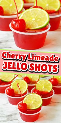 Cherry Limeade Jello Shots Cherry Limeade Jello Shots, Red Jello Shots, Cherry Limeade Vodka, Summer Jello Shots, Hello Shots, Cherry Jello Shots, Lemonade Jello Shots, Watermelon Jello Shots, Friendsgiving 2023