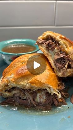 Murphy French on Instagram: "FRENCH DIP SANDWICHES- recipe below!!! Need more meal ideas? Head over to my TikTok @ life_as_murph 

•coat 2.25 lb shoulder roast with oil
•season heavily with salt, pepper & garlic powder 
•sear both sides in a large buttered skillet 
•transfer roast to slow cooker 
•in skillet, add one onion, 2 tablespoons minced garlic, and 3 cups beef broth. Pour over roast once simmering.
•cook roast on low for 8 hrs
•take sub bread, cut in half, butter the bread & then toast it. Add provolone cheese to bread & toast again 
•add beef onto bread (serve with beef broth liquid from roast on the side for dipping) 

#happynewyear #cooking #foodstagram #yummy #dinner #slowcooker #recipe #food #cookwithme #foodie #momsofinstagram"