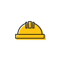 a yellow and black icon of a clochet on a white background