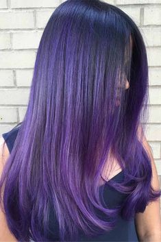 Perfect Balayage, Dark Purple Hair Color, Aline Bob, Exotic Hairstyles, Hair Color Burgundy, Hair Color Purple, Burgundy Hair