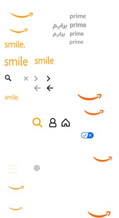 the words smile, smile and smile are arranged in different font styles on a white background