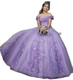 Lavender Ball Gown, Ball Gown Dress, Gown Style, Sweet 16 Dresses, Ethereal Beauty, Ball Gown Dresses, Tulle Fabric, Lavender Color, Gown Dress