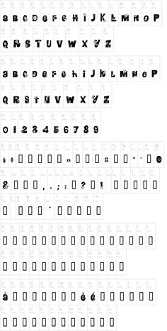 the alphabet and numbers are all in different styles, but one can be used to write it