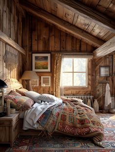 Nature inspired rustic bedroom with wood stump side tables as unique accents Modern Rustic Bedroom Ideas, Rustic Guest Bedroom, Bedroom Ideas Pictures, Industrial Jungle, Modern Rustic Bedroom, Rustic Bedroom Ideas, Wrought Iron Bed Frames, Modern Rustic Bedrooms, Distressed Wood Furniture