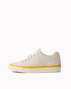 Rb Army Low Women's Sneakers in White Crocodile | rag & bone Low-top Sneakers With Rubber Waffle Outsoles, Everyday Low-top Sneakers With Rubber Waffle Outsoles, Casual Everyday Sneakers With Waffle Outsoles, Everyday Lace-up Skate Shoes With Vulcanized Sole, Everyday Low-top Platform Sneakers With Gum Sole, Leather Skate Shoes With Vulcanized Sole For Everyday, Everyday Low-top Platform Sneakers With Vulcanized Sole, Everyday Canvas Sneakers With Speckled Midsole, Everyday Lace-up Platform Sneakers With Gum Sole