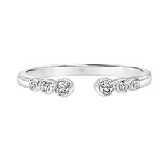 Simple, yet stylish, this Love Always cubic zirconia circle ring adds a touch of sparkle to any outfit. Simple, yet stylish, this Love Always cubic zirconia circle ring adds a touch of sparkle to any outfit.Click on this JEWELRY & WATCHES GUIDE to learn about fit, styles, materials and more! Width: 3 mm Metal: sterling silver Finish: polished Packaging: boxedDIAMOND DETAILS Total weight: 1/10 ct. Shape: round Setting: prong Diamond weights are approximate. Diamond Total Weights may vary between Open Band Diamond Ring With Accents For Anniversary, Anniversary Diamond Ring With Open Band And Accents, Adjustable Diamond Ring With Single Cut Diamonds, Modern Cubic Zirconia Diamond Ring For Anniversary, Adjustable Brilliant Cut Diamond Ring, Adjustable Stackable Rings With Single Cut Diamonds, Modern Adjustable Round Cut Diamond Ring, White Gold Cubic Zirconia Stackable Rings With Halo, White Gold Stackable Halo Rings With Cubic Zirconia