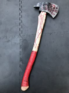 Very realistic movie prop bloody pu foam fireman's axe / horror movie / clown accessory approx 79cm long x 25cm head width these prop is perfect for use in movies & theatre productions due to its realistic appearance. it is 100% safe & con legal Haunt Actor, The Pawn And The Puppet, Horror Movie Props, Lamb Oc, Clown Props, Nurse Oc, American Pshyco, Circus Horror, Scare Actor