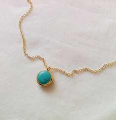 Natural Turquoise bead surrounded with gold material which is nonturnish.. Perfect to wear it with jeans in casual times.I like this piece. It is 17 inches long (adjustable upon request) I appreciate your taking the time to look at my items. Thank you. Happy Shopping! Handmade Turquoise Jewelry, Turquoise Stone Bracelet, Blue Turquoise Necklace, Real Diamond Necklace, Turquoise Bead Necklaces, Solitaire Necklaces, Leaf Jewelry, Silver 925 Necklace, Blue Necklace