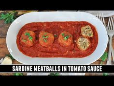 These Sardine Meatballs in Tomato Sauce are packed with flavors, easy to make, and done in just 30 minutes. Made with canned sardines.