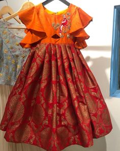 A rough click of a banarsi gown#welovedressingup#kidsawear#kidsstylist#kidsluxurykidscouture#kidshyderabad Banarsi Gown, Long Frocks For Kids, Art Dresses, Designer Kids Wear, Dresses Sundresses, Kids Lehenga