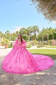 Command attention in this 3D floral applique long strapless puff sleeve dress with an A-line skirt by Amarra 54218. This glitter tulle quinceañera gown features a sweetheart neckline, floral embellishments, beadwork, and a voluminous skirt with a dramatic train. Strapless Puff Sleeve Quinceanera Dress by Amarra 54218 Amarra Quinceanera Collection Fall 2024 Style Number: 54218 Fabric: Embroidered Lace with Three-Dimensional Flowers, Glitter Tulle, Stone Accents Please note: There may be a loss of Gold Homecoming Dress, Yellow Homecoming Dresses, Orange Homecoming Dresses, Purple Quinceanera Dresses, Quinceanera Dresses Gold, Black Quinceanera Dresses, Red Quinceanera Dresses, Quinceanera Dresses Pink, Quinceanera Dresses Blue