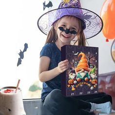 KeirineCC Halloween Gnome Advent Calendar, Halloween Advent Calendar, Halloween Advent Calendar 24 Day, Halloween Countdown Calendar, Gift for Kids Features: Festive : this halloween countdown box is the ornament to celebrate halloween, adding mystery and to the holiday season. Design: Featuring classic Halloween elements such as witches, pumpkins and dwarfs, the design is unique and eye-catching. Countdown function: 24 countdown boxes, open one every day, increase the sense of anticipation and Countdown For Kids, Halloween Advent Calendar, Halloween Countdown Calendar, Halloween Window Decorations, Calendar Gift, Halloween Elements, Grinch Christmas Decorations, Halloween Christmas Decorations, Halloween Coffin