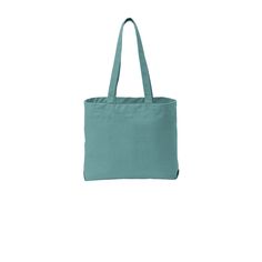 12-ounce 100% washed cotton Over-the-shoulder length self-fabric handles Dimensions:12.5 h x 17 w x 3 d; Approx. 650 cubic inchesNote: Bags not intended for use by children 12 and under. Casual Cotton Tote Shoulder Bag, Casual Cotton Shoulder Bag For Shopping, Casual Cotton Canvas Tote Bag, Casual Cotton Canvas Bag For Everyday Use, Cotton Bags With Pockets, Daily Use Cotton Canvas Bag, Solid Color Cotton Canvas Bag For Everyday Use, Casual Blue Cotton Shoulder Bag, Casual Green Cotton Shoulder Bag