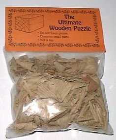 the ultimate wooden puzzle in its package