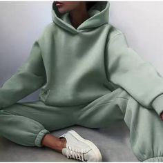 Shipping: Worldwide Express Shipping AvailableDelivery time: 🚚7-15Days Fast ShippingReturns: Fast refund,💯100% Money Back Guarantee. Long Pants Fashion, Celana Fashion, Jogging Outfit, Chique Outfit, Sweat Sets, Sweat Set, Estilo Chic, Sweat Hoodie, Sports Hoodies