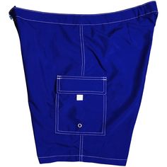 11" inseam Velcro fly Perfect swim bottom built from premium, soft-as-pajamas brushed microfiber fabric that dries instantly and will not shrink or fade Back Pocket with velcro closure Cargo Pocket (left side) has velcro-closure flap to secure the valuables + provides plenty of room for your cell, keys, etc. Stainless eyelets at the bottom of each pocket make them self-bailing when you get out of the water Multi-needle construction for extreme durability Handmade in California, USA Fitted Swim Trunks With Pockets For Beach, Fitted Swim Trunks With Pockets For Vacation, Blue Nylon Athletic Shorts For Swimming, Blue Bottoms With Pockets For Travel, Blue Travel Bottoms With Pockets, Blue Sports Swimwear With Pockets, Nylon Swim Trunks With Pockets For Vacation, Nylon Swim Trunks With Pockets For Travel, Blue Travel Shorts