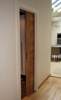 an open door with the words install interior doors