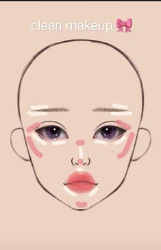 Makeup Guide Face, Makeup Ideas For School, Makeup Ideas Step By Step, Flawless Makeup Tutorial, Makeup Routine Guide, Makeup Template, Bentuk Alis