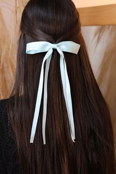 Alligator clip satin hair bows. 6” W 9.5” L Bun Bow, White Hair Bows, Pink Hair Bows, Bow Hairstyle, Satin Ribbon Bow, Ribbon Hairstyle, Ribbon Hair, White Bow, Bow Hair Clips