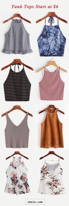 Tank tops start at $6! Fest Outfits, Komplette Outfits, Teen Fashion Outfits, Outfits For Teens, Spring Summer Outfits, Look Cool, Outfits Casuales, Teen Fashion