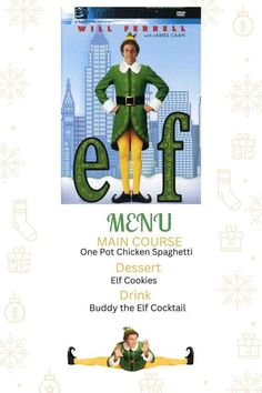 an advertisement for the elf movie