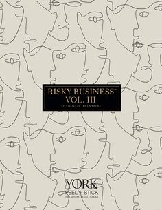 the cover of risky business vol ii, designed to inspire by york design works and mark taylor