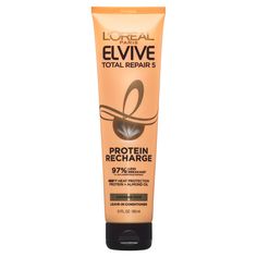 Tomorrow Buy L'Oreal Elvive Total Repair Leave in Conditioner with Almond and Protein, 5.1 fl oz at Walmart.com Protein Hair, Purple Conditioner, Blonde Moments, Leave In Conditioner, Hair Repair, Shampoo Conditioner, L Oreal, Loreal Paris, Leave In