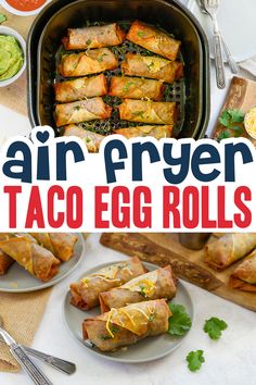 an egg rolls recipe with the title above it