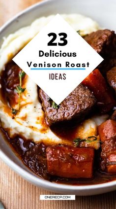 Explore 23 delicious venison roast ideas, perfect for creating tender, flavorful meals for any occasion. Get cooking—visit our site for these amazing recipes! Venison Marinade, Flavorful Meals, Roast Recipes