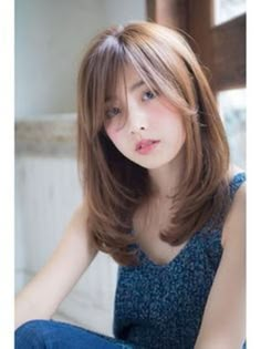 Korean Hairstyles Women, Long Hair With Bangs, Asian Hair, Hairstyles With Bangs