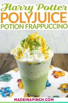 this harry potter polyjuice potton frappuccino recipe is so delicious and easy to make