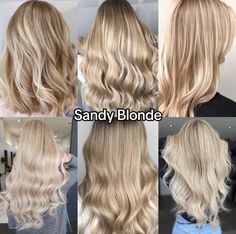 Cool Sandy Blonde Hair, Different Type Of Blonde Hair Colors, Vanilla Almond Blonde, Blonde Hair Tones, Different Types Of Blonde, 90 Hairstyles, Perfect Blonde Hair, Summer Blonde Hair, Brunette Hair With Highlights